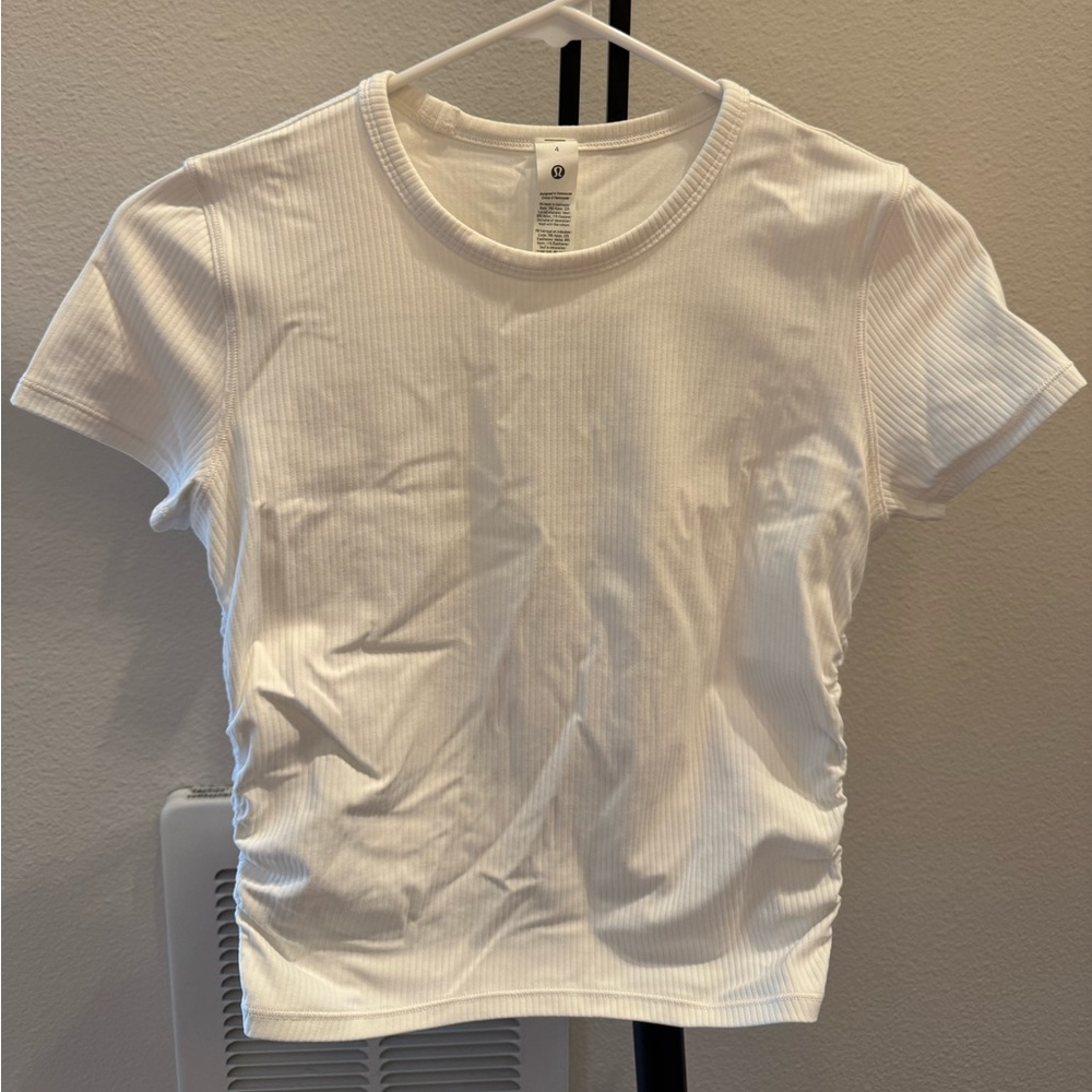 Lululemon All It Takes Ribbed Nulu Shirt size 4
